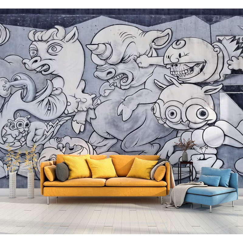 Peinture murale vibrante Graffi Street Paint, L 100 po x l 144 po