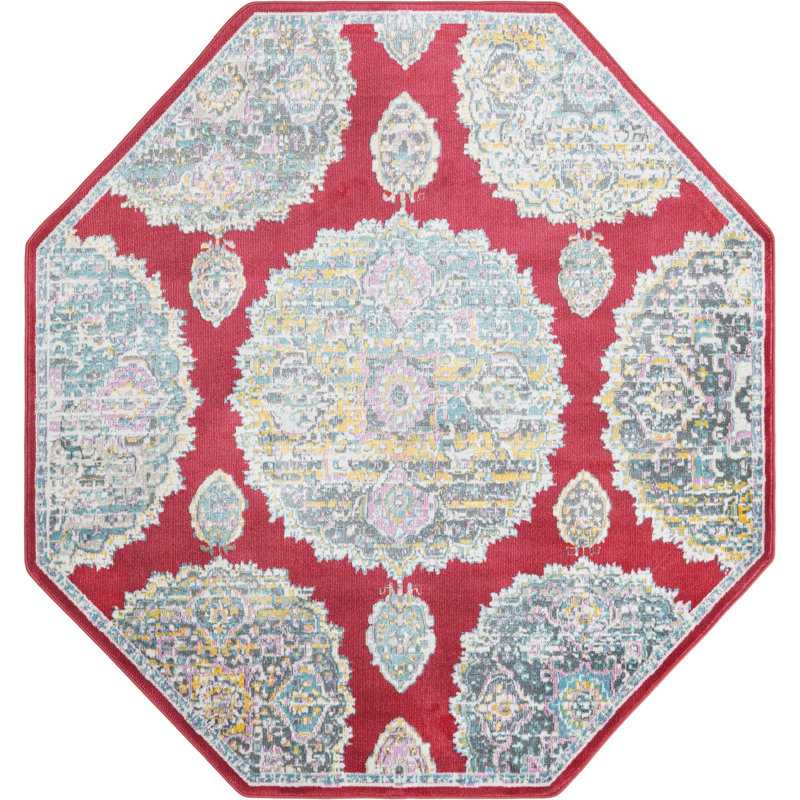 Oriental Indoor Rug, Octagon 6'