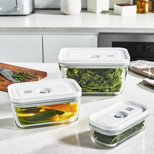 Stretch and Fresh Silicone Food Storage Containers Airtight Lids for Solid Food and Leak-Proof for Soups and Sauces, Freezer-Safe BPA-Free Stackable