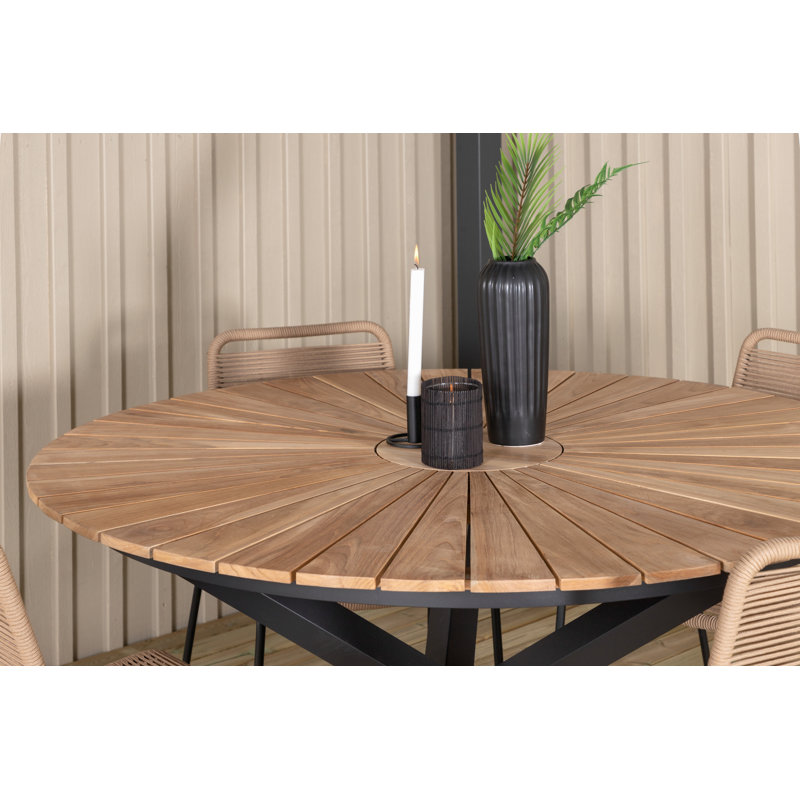 Ebecca 4 - Person Dining Set, Beige
