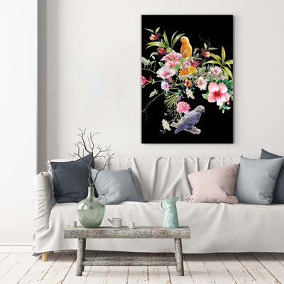 Hawaiian Pattern - Wrapped Canvas Print