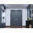 Newton Solid Core Primed Double Prehung French Door with Catch Ball and Satin Nickel Hinges-91296489