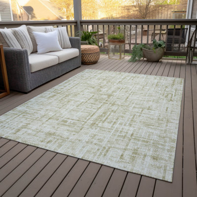 Tapis à rayures intérieur / extérieur lavable à la machine Colman ACN2130