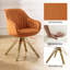 Velvet Swivel Accent Chair-1825405945