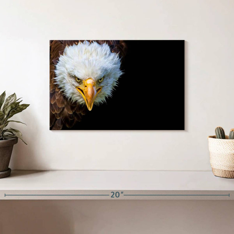 Crowle Fiery Bald Eagle, 8" H x 12" W