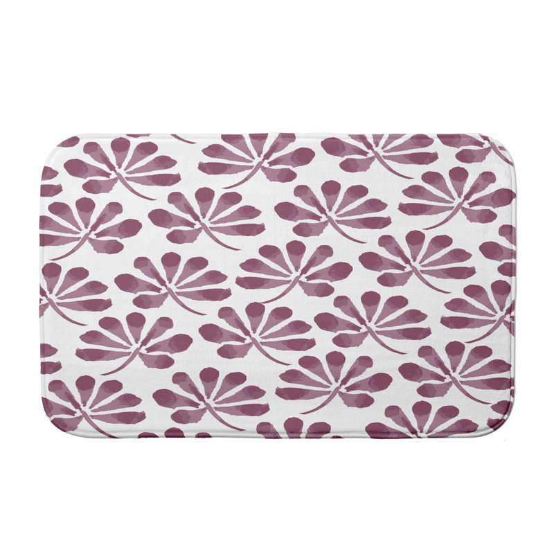 Tapis de bain Luff, Rouge, l 17 po x L 24 po