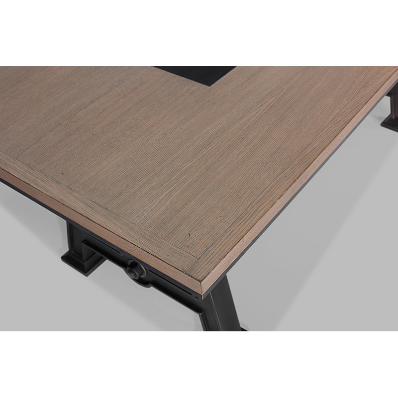 Cargo Extendable Solid Wood Base Dining Table
