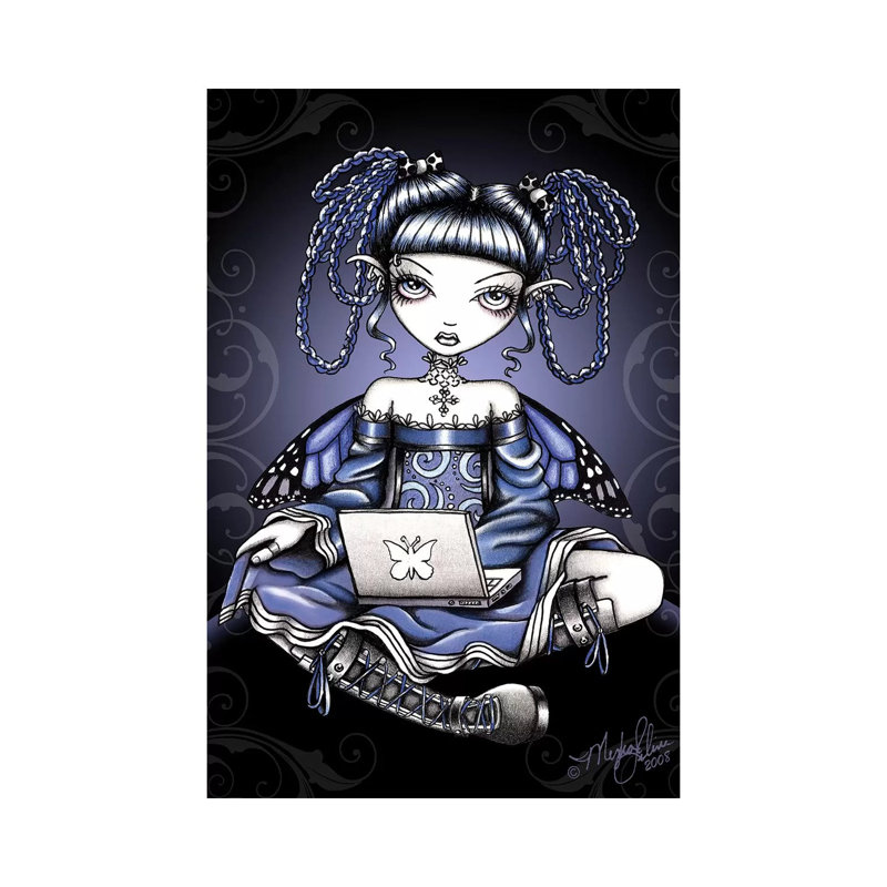 Stacy 1 Piece Wrapped Canvas Wall Art, 20.32 cm H x 30.48 cm W