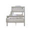 Lit superposé gris (simple / double)-581850995