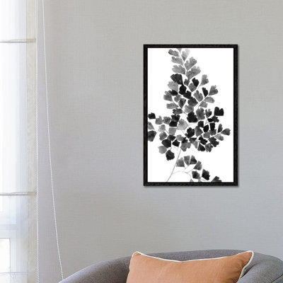 Black Fern 1 Piece Painting on Canvas