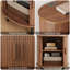 Table de bout ronde en bois 23,5 "avec station de charge-2051704646-2080006117