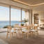 Ensemble repas 5 pièces Solace avec chaises courbées-22406866-20084591