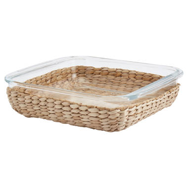 LocknLock Purely Better Glass Square Baker and Food Container with Lid, 8-Inch x 8-Inch