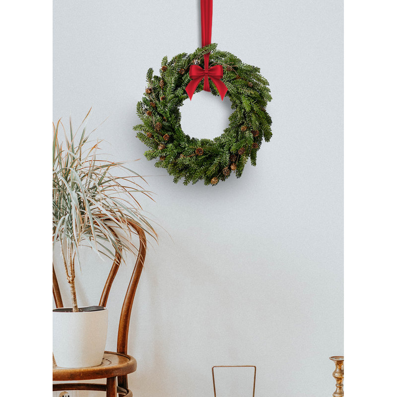 Faux Birch Silk 25'' Wreath