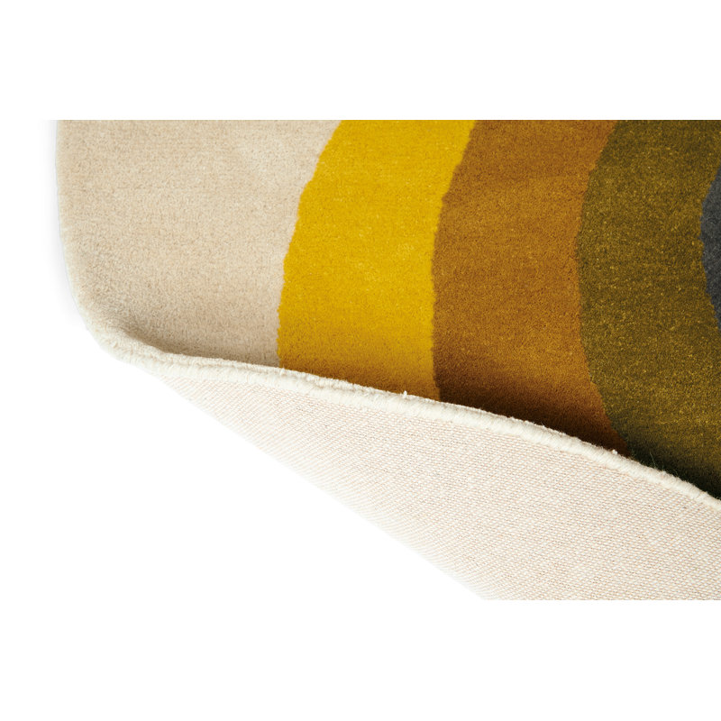 Wool Area Rug, Round 4'11"
