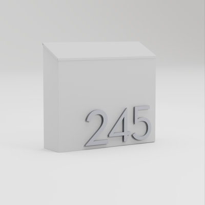 The Inbox Wall Mounted Steel Mailbox