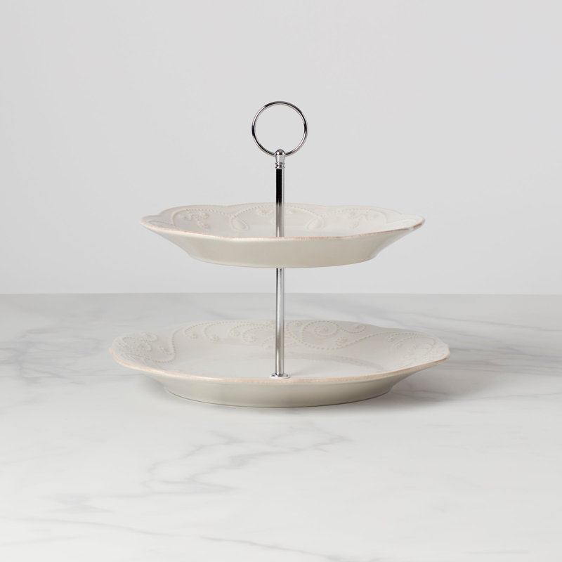 Lenox French Perle Tiered Stand