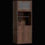 Armoire de rangement autoportante haute de 71 pouces avec portes et tablettes-3679122