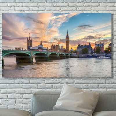 " Westminster and Big Ben in London, England " Print