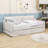 Twin Upholstery Daybed with USB Charging Armrest and Twin Trundle-1517183724