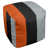 Orange, noir, gris