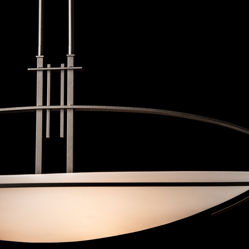 Mackintosh 2 - Light Bowl Pendant, 14.2" H x 32.5" W x 10.4" D, Oil Rubbed Bronze