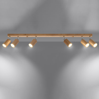 BERG Solid Wood Flush Mount