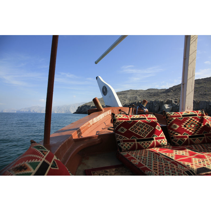 Dhow In Musandam Coast by PepiteVoyage - Wrapped Canvas Print, 30cm H x 46cm W