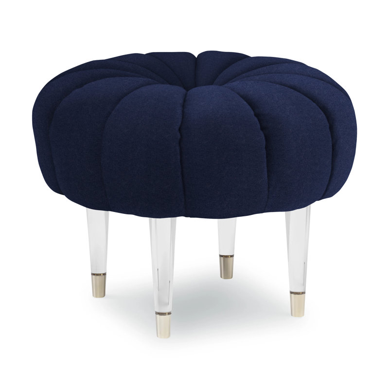 Oops A Daisy Upholstered Ottoman, Margaret Uniform