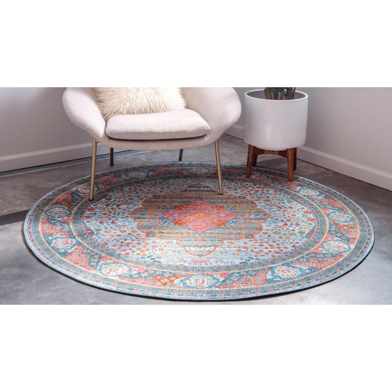 Oriental Indoor Rug, Round 4'