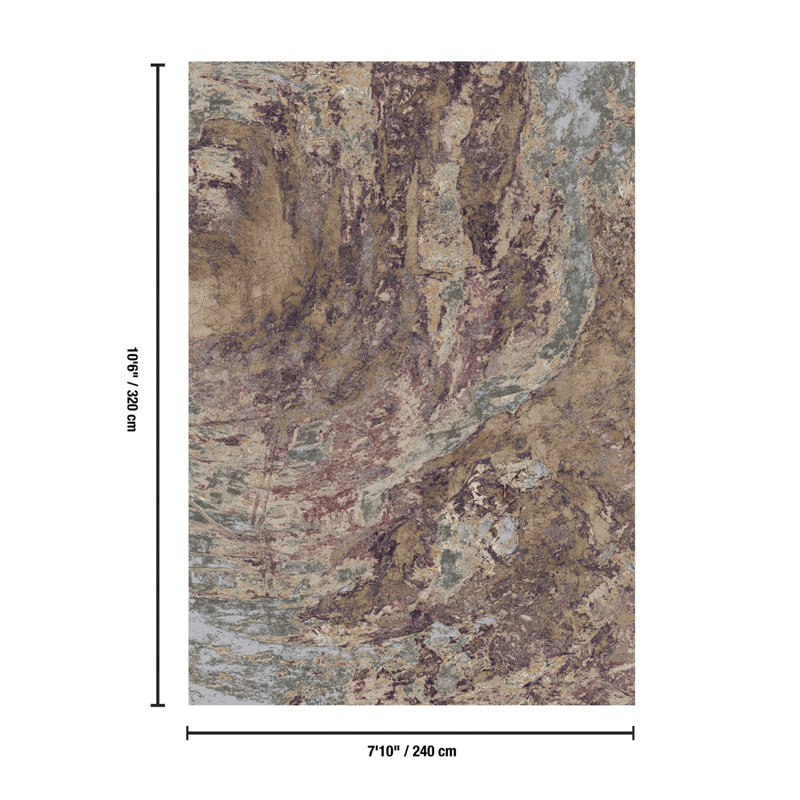 Tapis artistique, Rectangle 7 pi 10 po x 10 pi 6 po