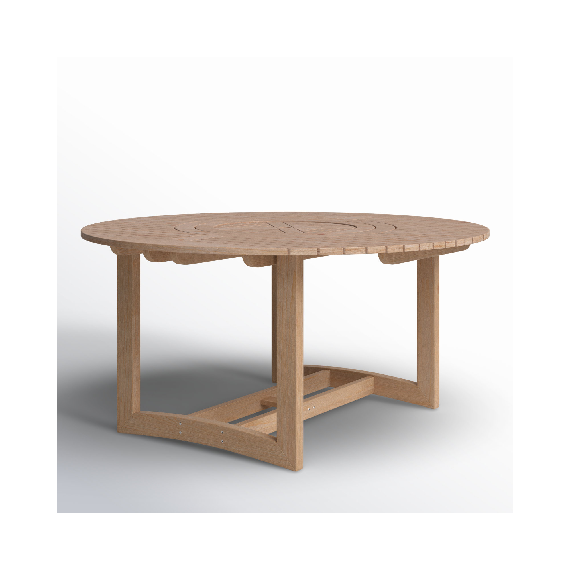 Fleur Wooden Dining Table, Antique Wash