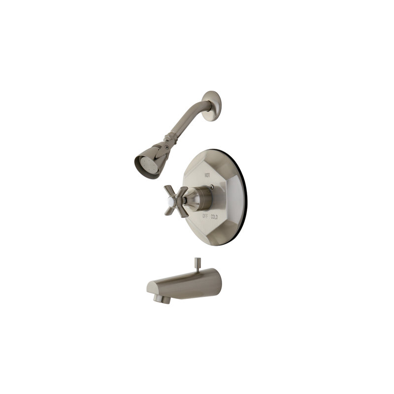 Robinet de baignoire et de douche Millennium, Nickel brossé