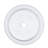 Glacier Circular Clear Glass Vessel Bathroom Sink Bowl 14" Round-128504750