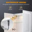 Deah Surface Mirrored Bathroom Cabinets with Mirror and 2 Adjustable Shelves