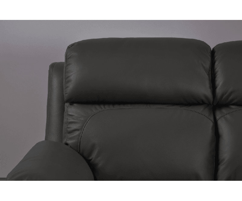 Cesiro Genuine Leather Electric Power Recliner 2 Seater Sofa, Grey