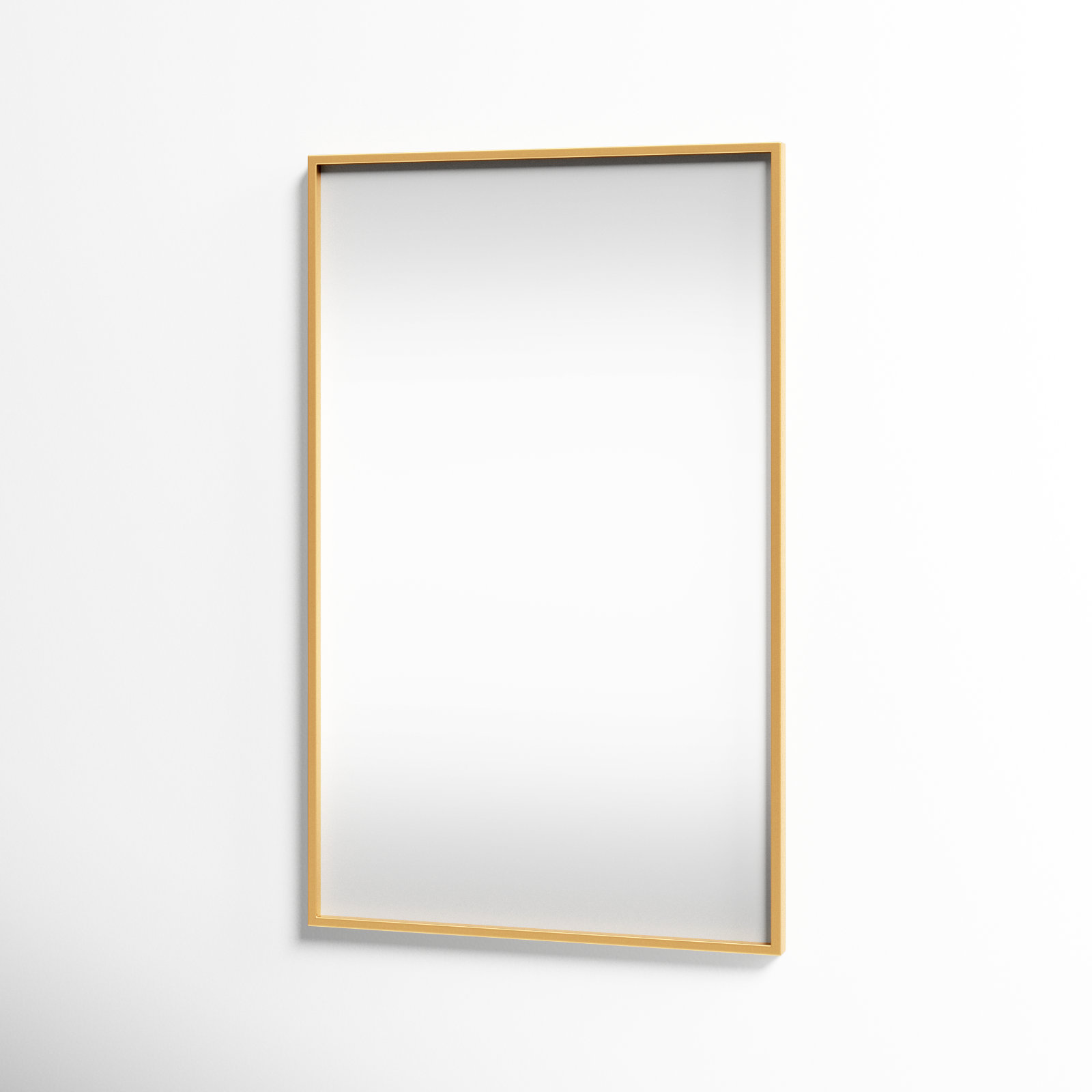 Sabine Accent Mirror, 48" x 30", Brass