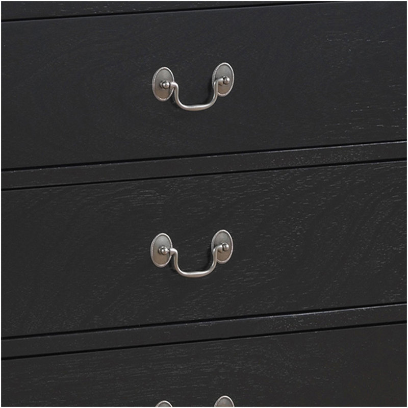 Commode noire Elegant Traditional
