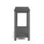 Console rectangulaire d'extérieur toutes saisons, gris-66042225