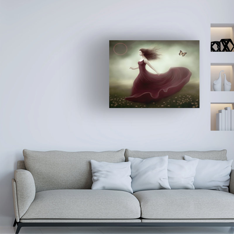 Sasha Eclipse Canvas Art, 35" H x 47" W