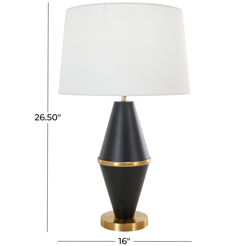 Lampe de table 27 po Barraza, Brun