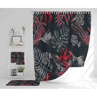 Nesib Polyester Shower Curtain Set