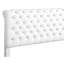 Lit blanc confortable et spacieux - Unité centrale de 66 po de largeur, conception intemporelle, beauté épurée pour un sommeil paisible, avantage d'assemblage simple de 88 po