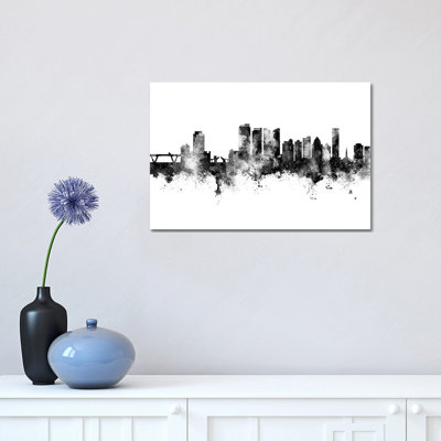 Fort Lauderdale Florida Skyline by Michael Tompsett - Print on Canvas