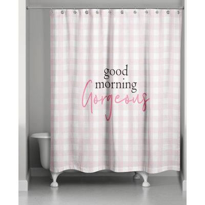 Rideau de douche simple good matin Fernald