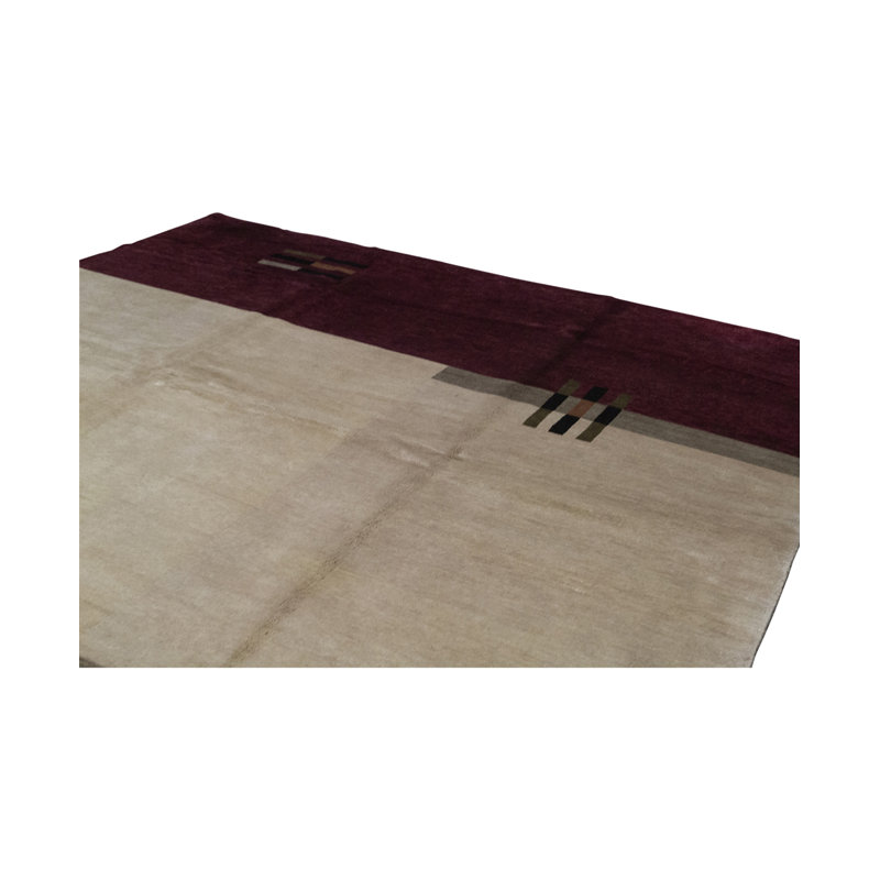 Hand-Knotted High-Quality Red Area Rug