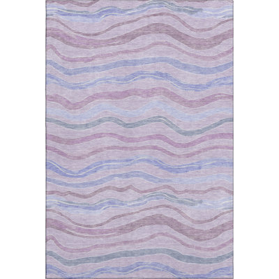 Premium Machine Washable Harjo AMF1581 Stripes Rug