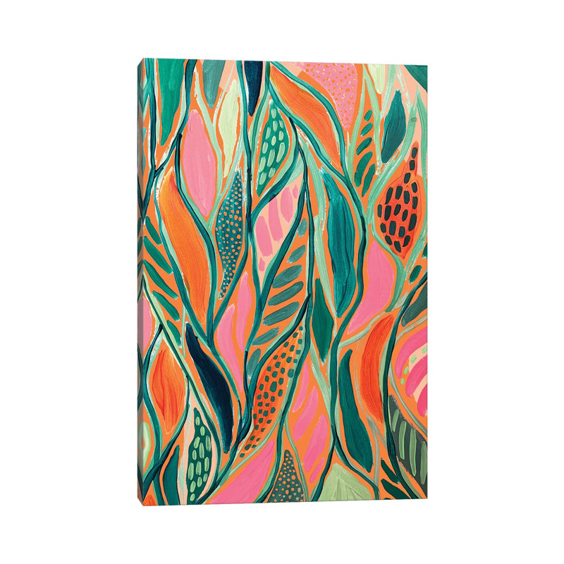 "Abstract Abstract IV" par ETTAVEE - reproduction d'art sur toile tendue, H 18 po x l 12 po x 1,5 po