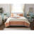 6 Piece Cotton Percale Quilt Set With Throw Pillows Coral Full/Queen-119744283-119744284