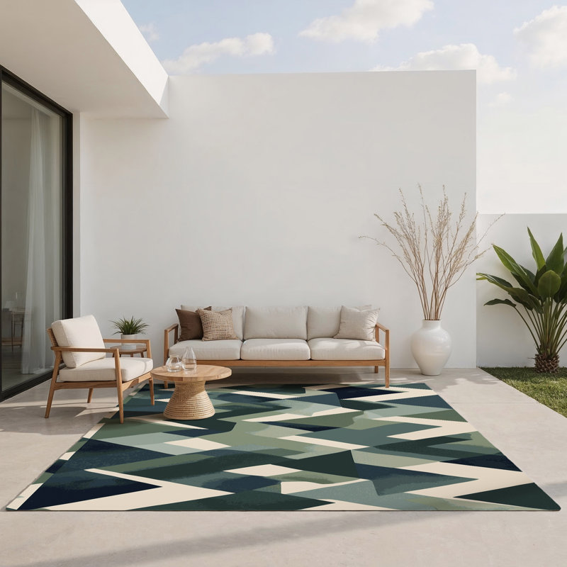 Tapis intérieur et extérieur Velvet Drift, Rectangle 1 pi 6 po x 2 pi 6 po